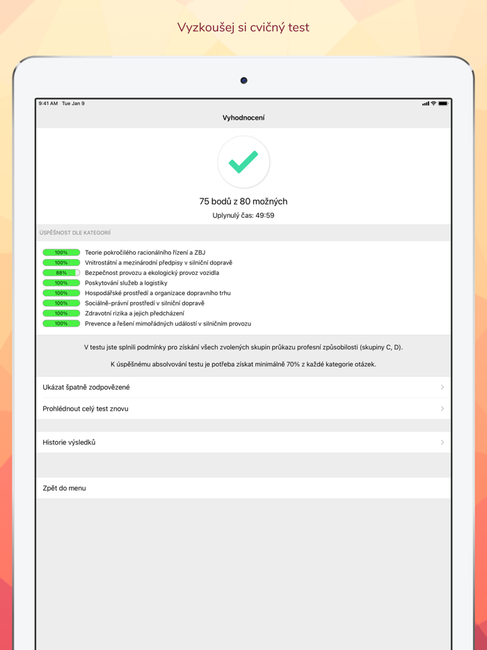Profesní způsobilost řidiče