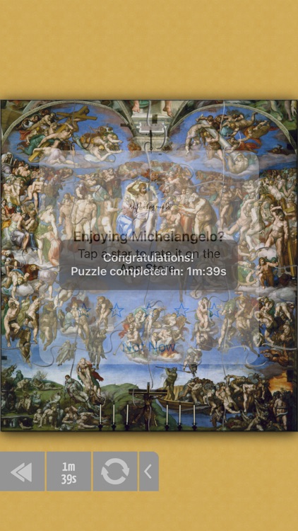 Michelangelo Jigsaw Puzzle screenshot-3