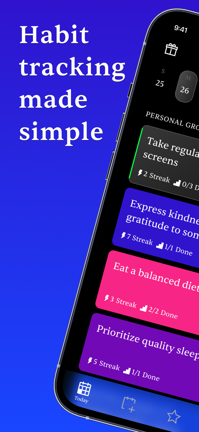 The habit tracker - goals арр