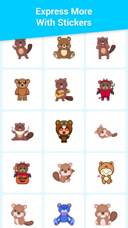 The Beaver and Bear Emojis