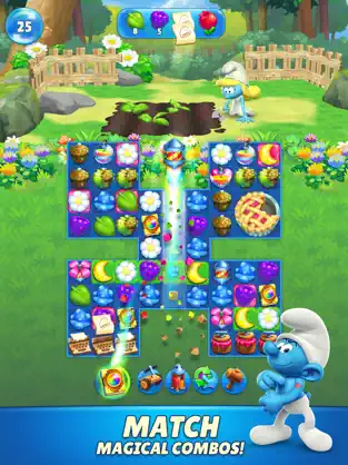 Screenshot 1 Smurfs Magic Match iphone