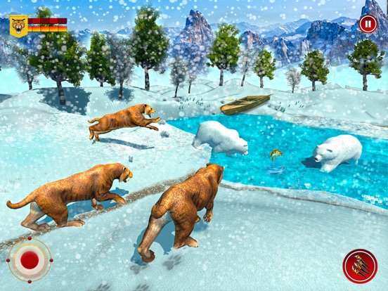 Wild Snow Tiger Safari Animal screenshot 4