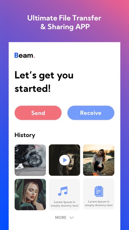 Beam File Transfer Sharing App