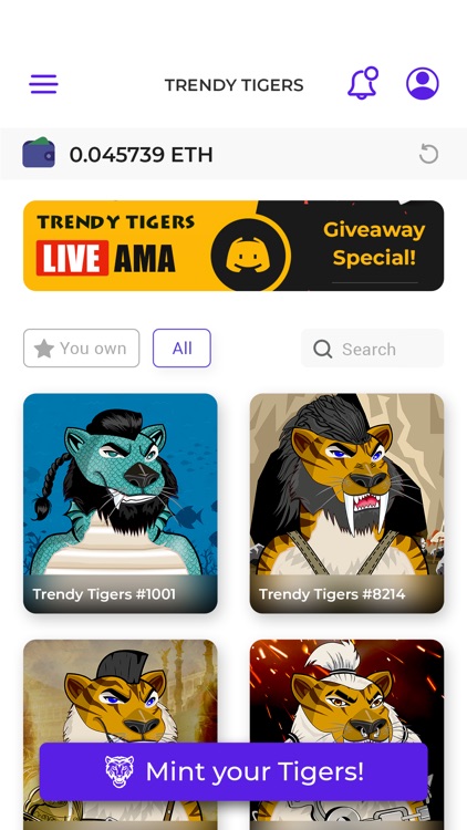 Trendy Tigers