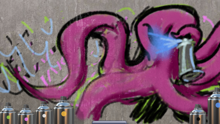 Graffiti Spray Can Art - KING