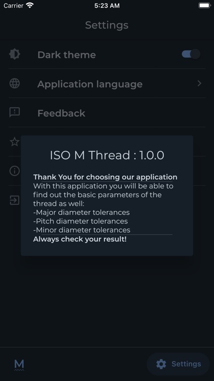 ISO Metric Thread tolerance screenshot-7