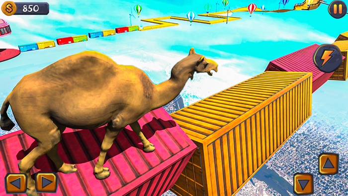 Epic Cow Parkour Sim Ramp Run