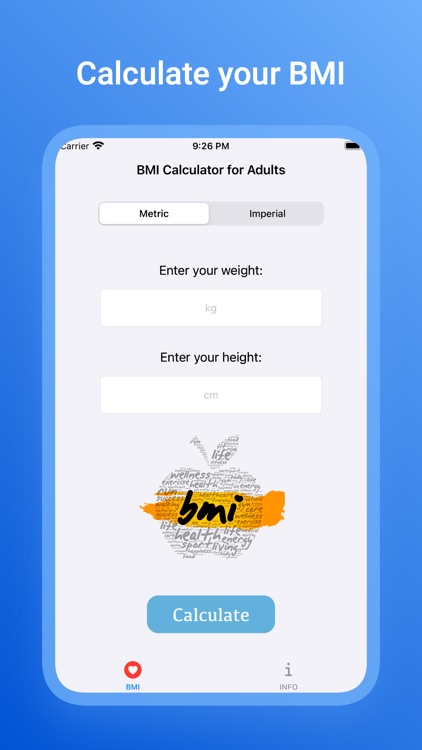 BMI Calculator for Adults