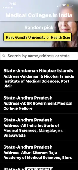 Game screenshot Medical Colleges in India apk