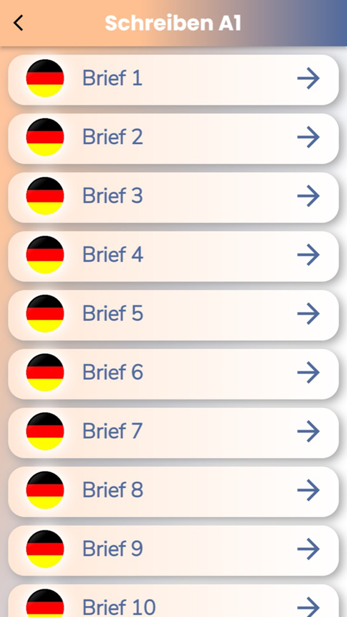 Brief Schreiben Von A1 Bis C1