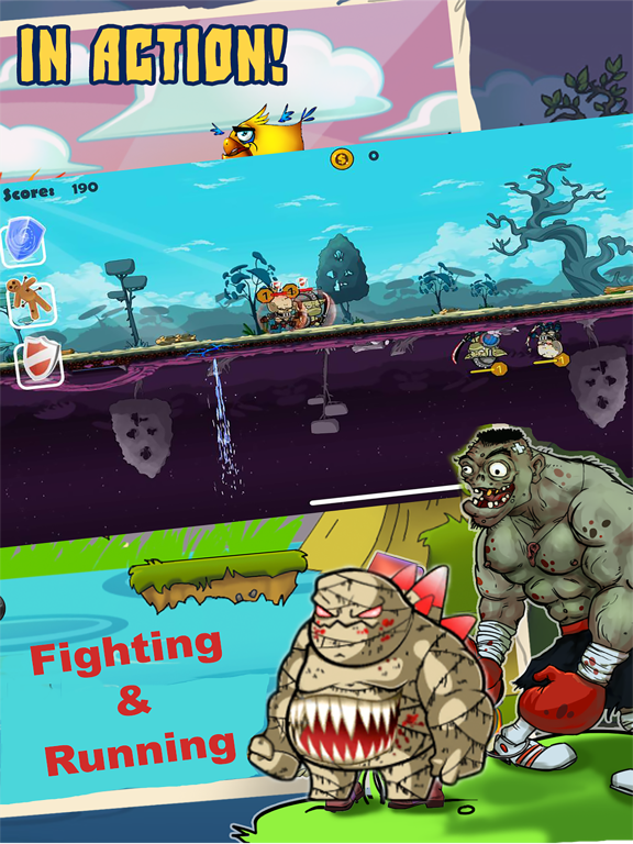 Monster Running : Hit and Run screenshot 2