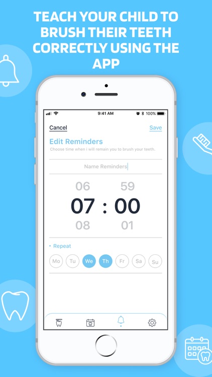 Teeth Brushing App & Timer