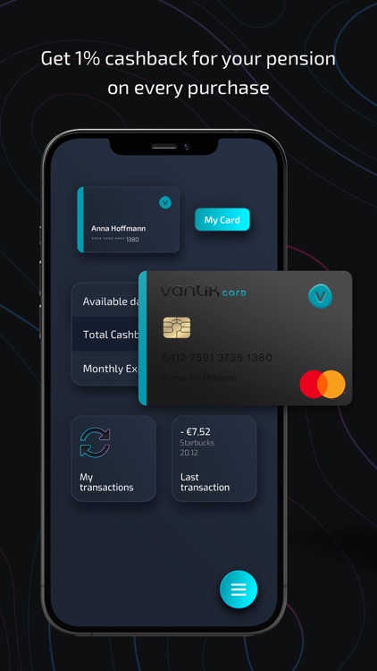 Vantikcard: Cashback & Rente