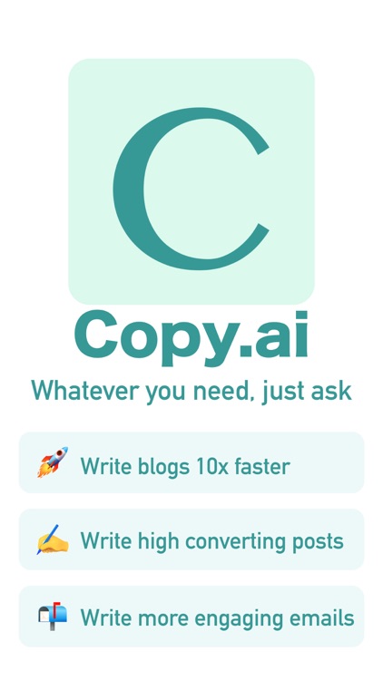 Copy.ai - Write Blog & Email