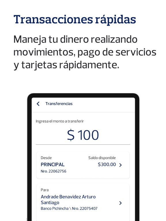 PICHINCHA BANCA MOVIL screenshot 4