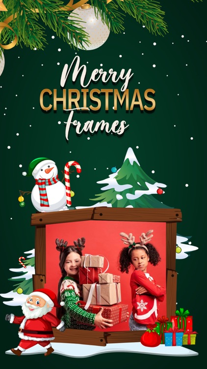 Christmas Frames Greeting Card