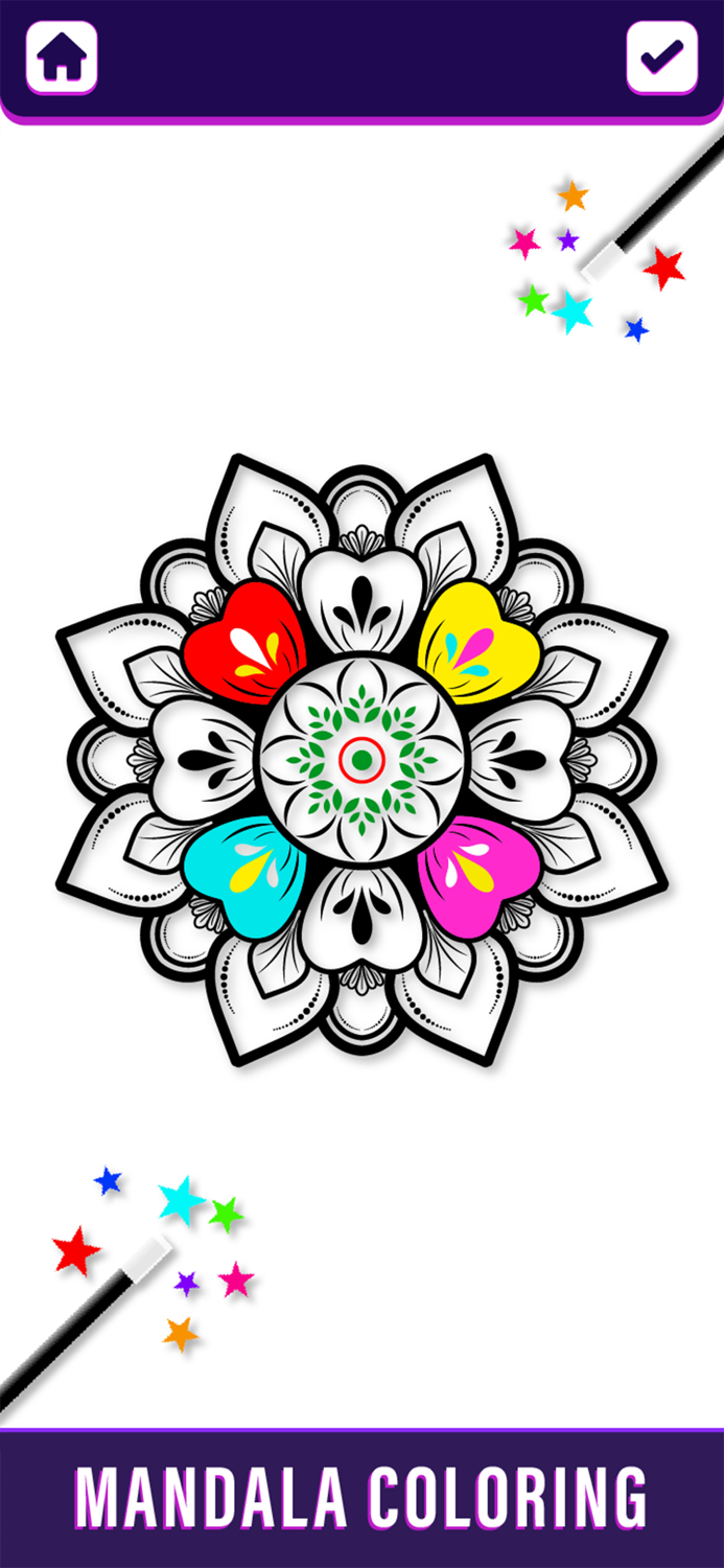 Mandala Color Art Therapy Book