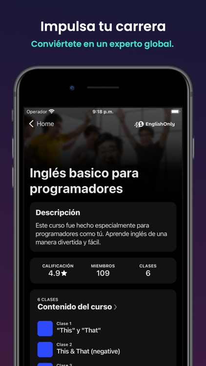 EnglishOnly - Inglés para Devs