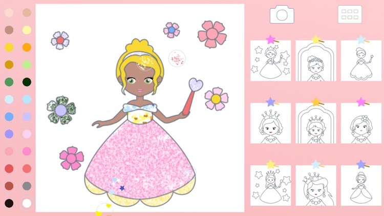 Princess Coloring Kid Toddler screenshot-3