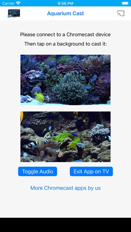 Aquarium on TV for Chromecast
