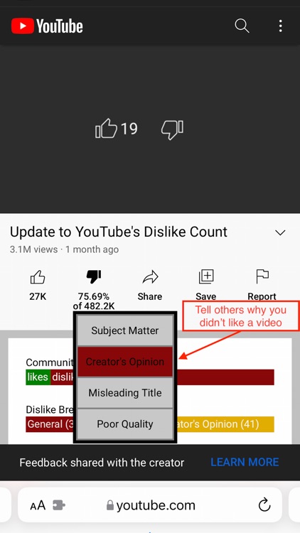 Dislikes Democratized