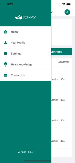 Game screenshot EMAY Portable ECG Monitor apk