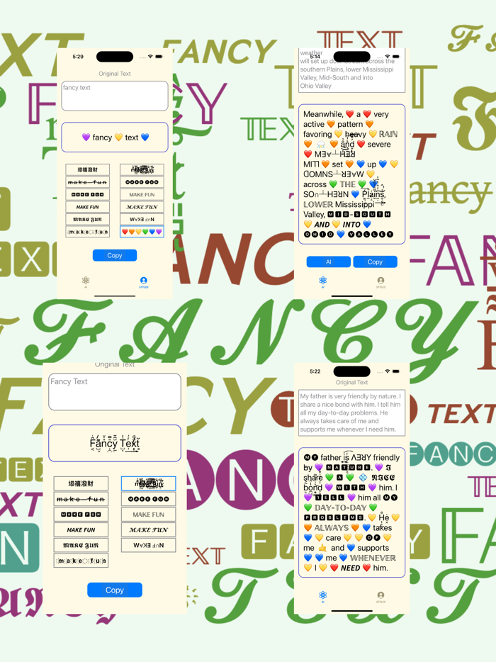FancyText - AI Happy Fonts