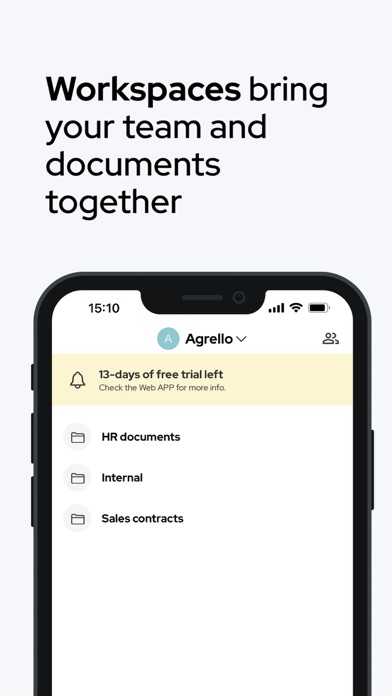 Agrello e-signatures screenshot 2