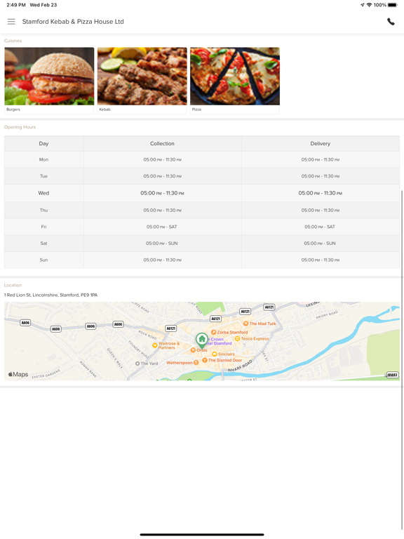 Stamford Kebab and Pizza House screenshot 4