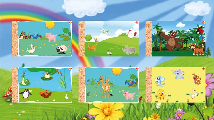 ABC Animals Puzzle & Balloons