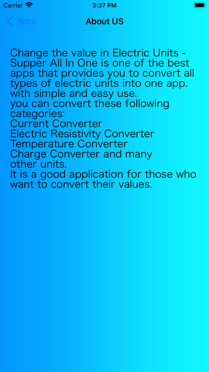 Change value in Electric Unit