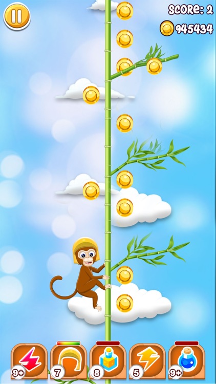 Bamboo Climbing Monkey Racing screenshot-3