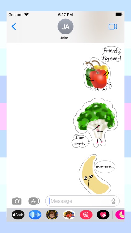 chatty fruit stickers screenshot-5