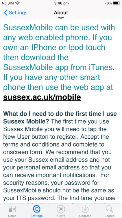 University of Sussex – SussexM