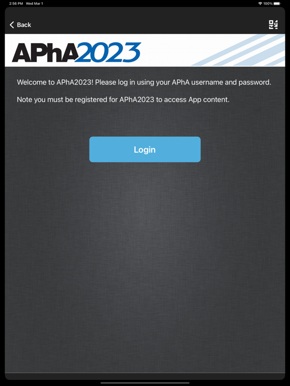 APhA Events screenshot 2