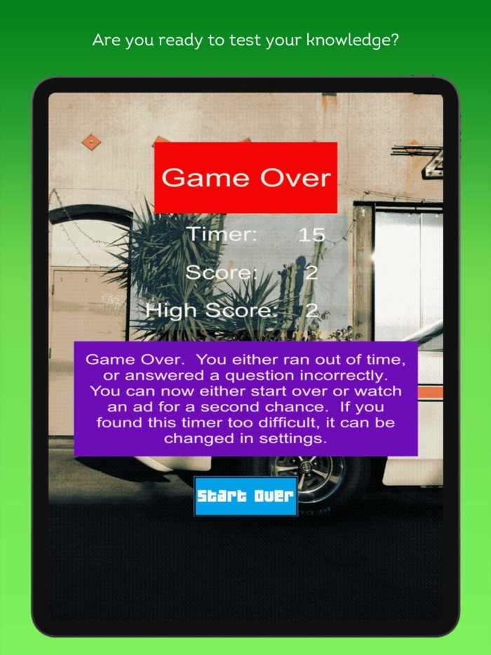 80s Trivia Challenge