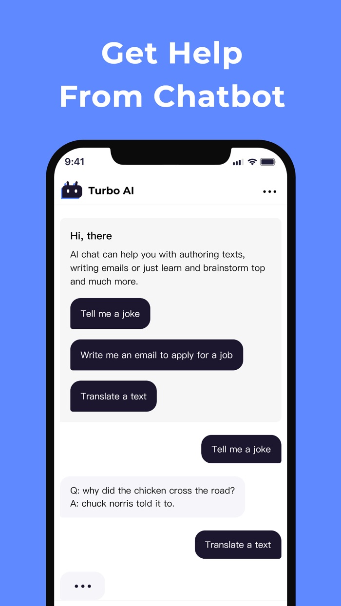 Turbo AI Chat bot Assistant