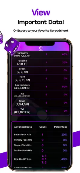 Game screenshot Craps Dice Tracker Pro apk