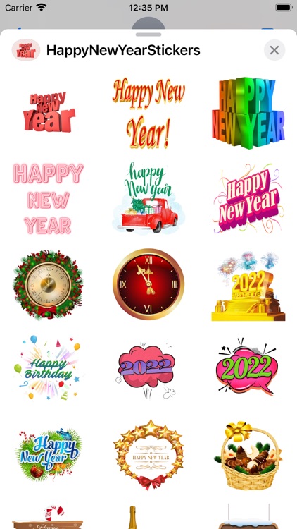 Happy New Year - Cool Stickers