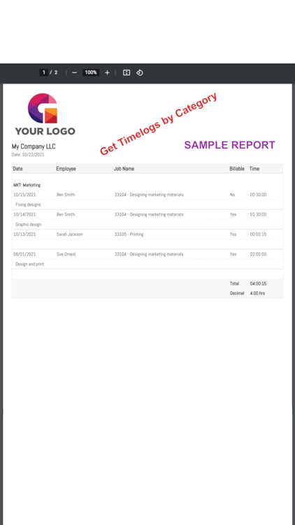 Employee Time Tracking App screenshot-6