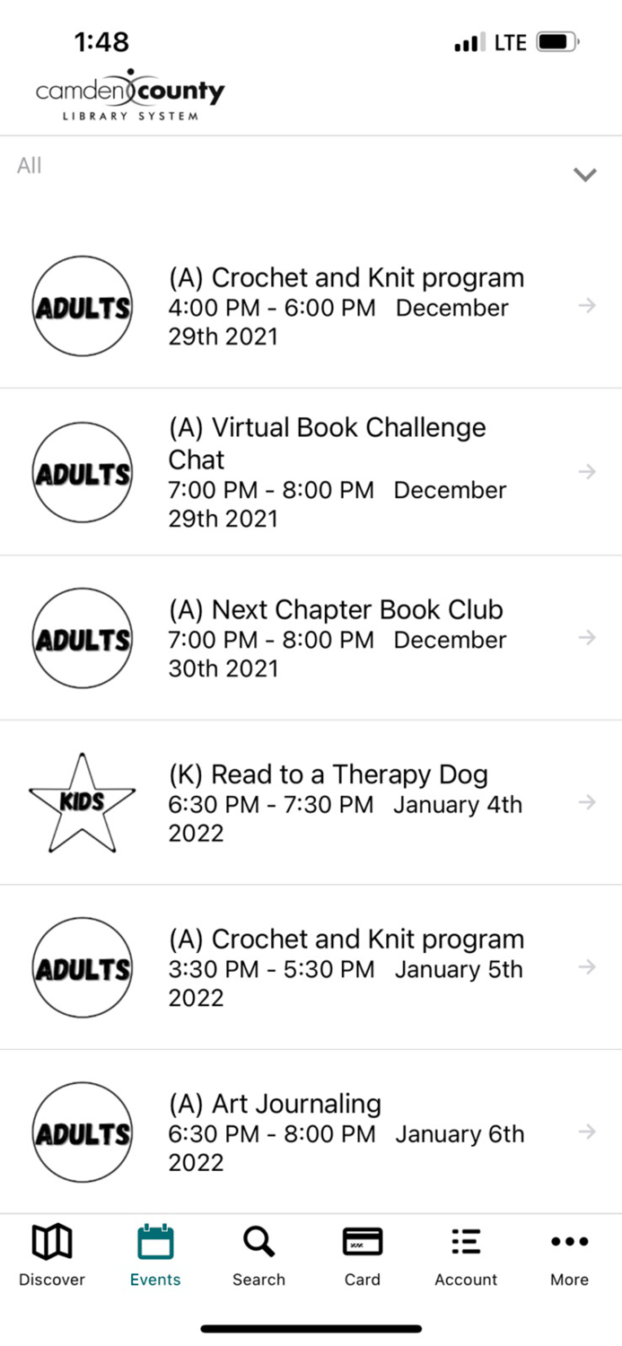 Camden County Library Mobile