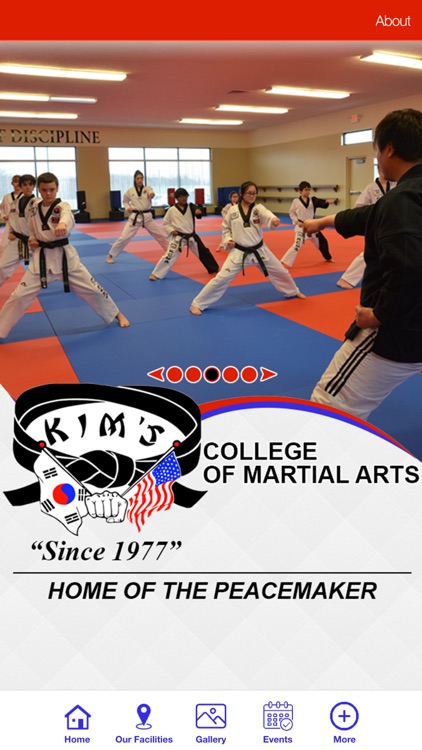 Kim's College of Martial Arts.