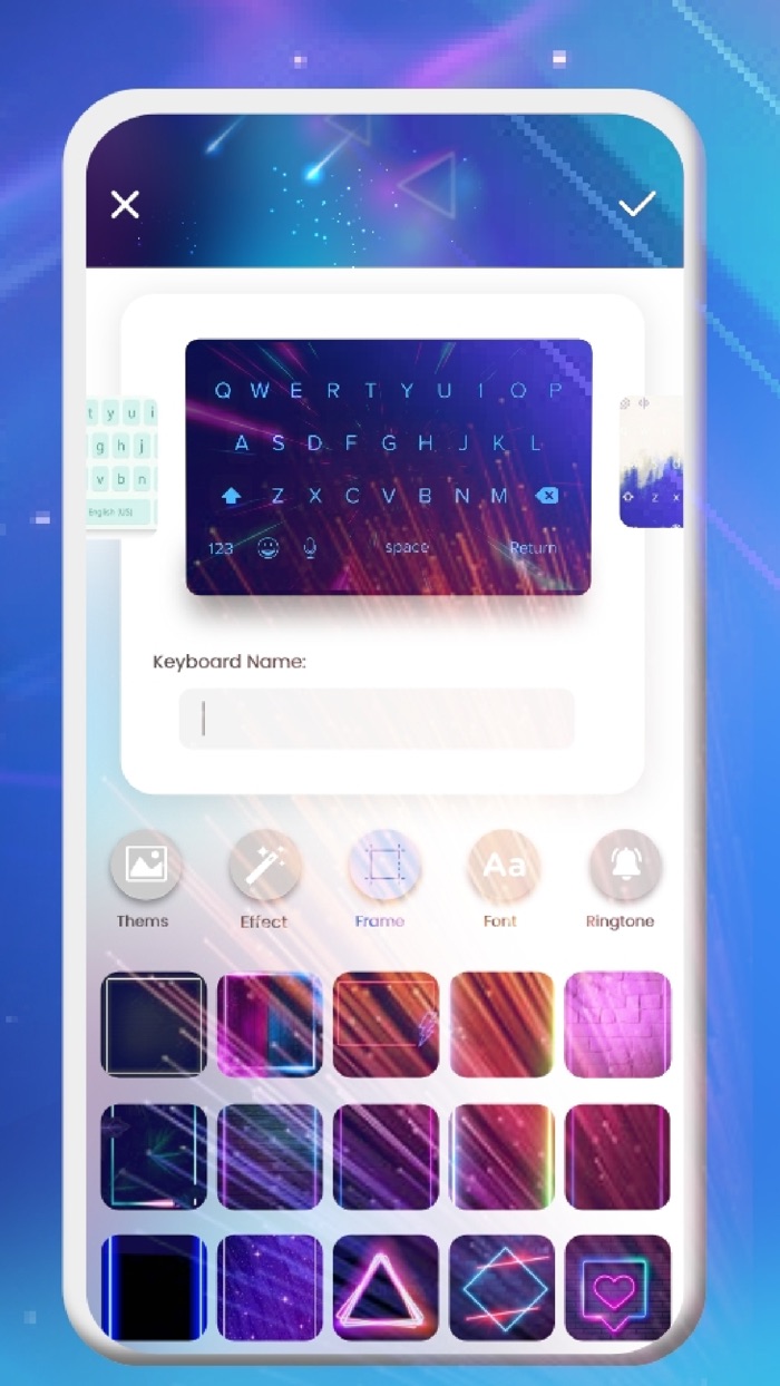 Color Keyboard Neon Led