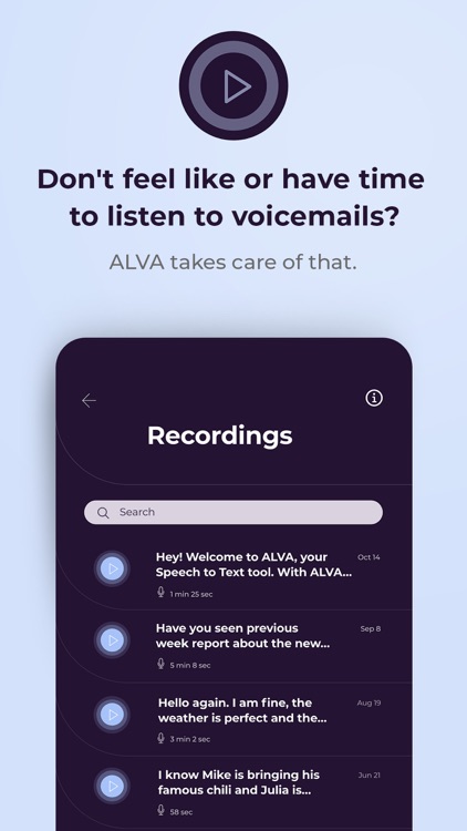 ALVA - Speech into Text screenshot-3