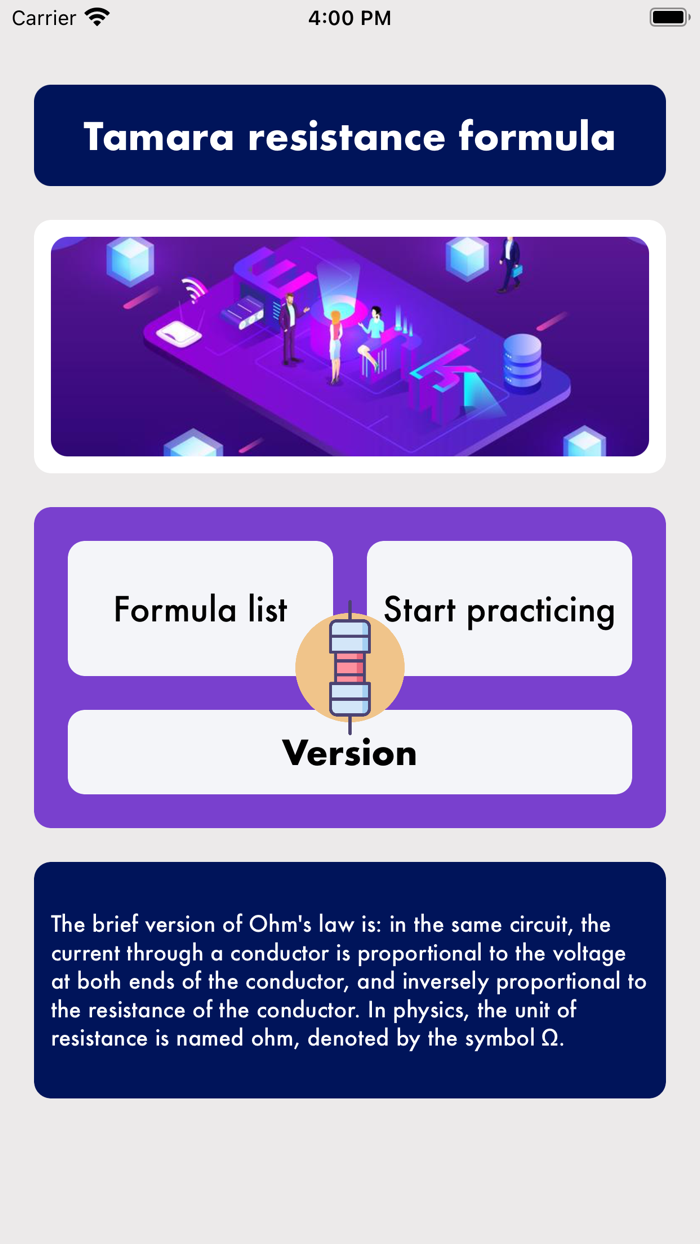 Tamara resistance formula