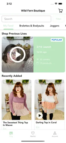 Captura de Pantalla 2 Wild Fern Boutique iphone