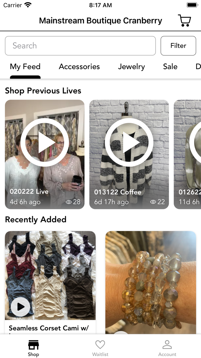 Mainstream Boutique Cranberry