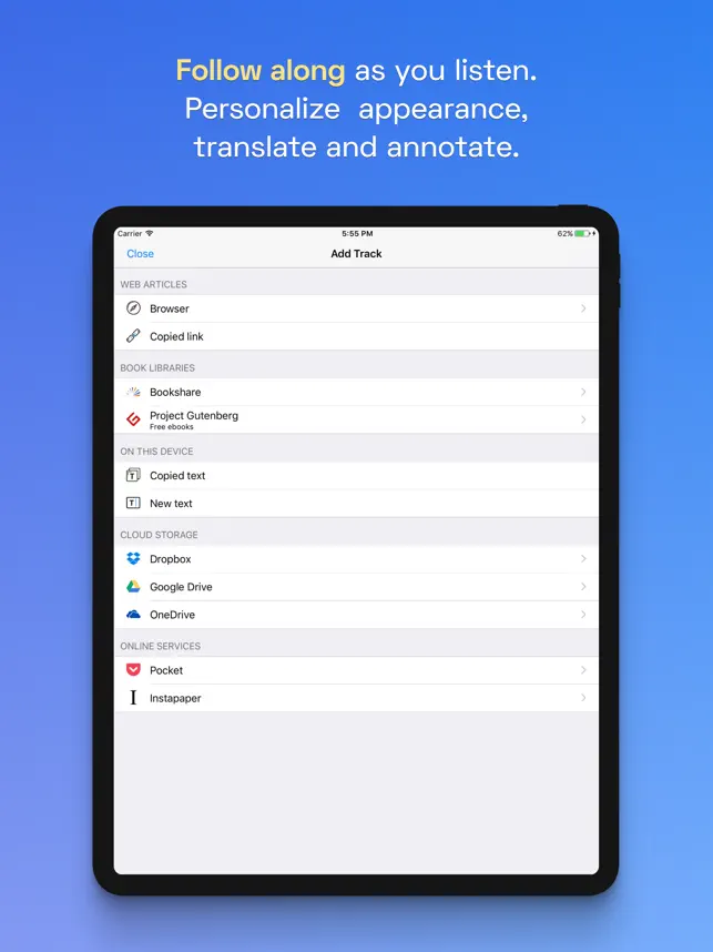 Screenshot 3 Capti Voice iphone