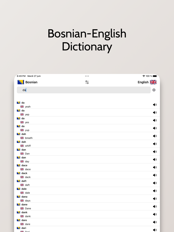 Bosnian-English Dictionaryのおすすめ画像4