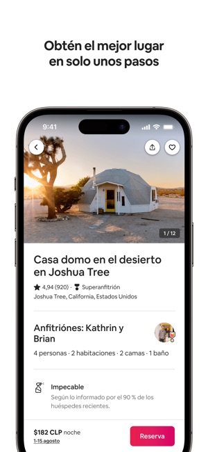 Airbnb en App Store